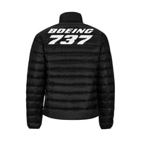 Thumbnail for BOEING 737 Men's Stand Collar Padded Jacket e-joyer