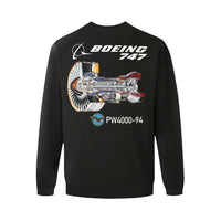 Thumbnail for BOEING 747 Men's Oversized Fleece Crew Sweatshirt e-joyer