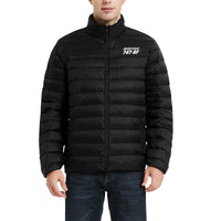 Thumbnail for BOEING 747-8F Men's Stand Collar Padded Jacket e-joyer