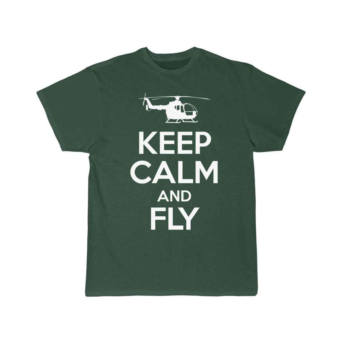 Keep calm and fly rc helicopters - helo pilot T-SHIRT THE AV8R