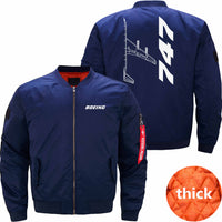 Thumbnail for Boeing 747 Ma-1 Bomber Jacket Flight Jacket Aviator Jacket THE AV8R