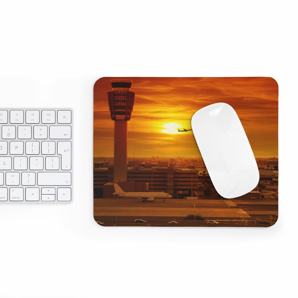 AVIATION EVENING  -  MOUSE PAD Printify