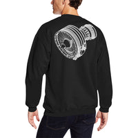 Thumbnail for AIRBUS 380 Men's Oversized Fleece Crew Sweatshirt e-joyer