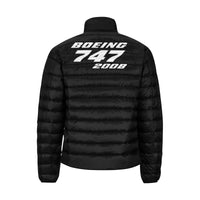 Thumbnail for BOEING 747 Men's Stand Collar Padded Jacket e-joyer