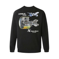 Thumbnail for AIRBUS 380 Men's Oversized Fleece Crew Sweatshirt e-joyer