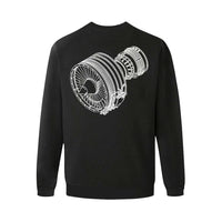 Thumbnail for BOEING CFM Men's Oversized Fleece Crew Sweatshirt e-joyer