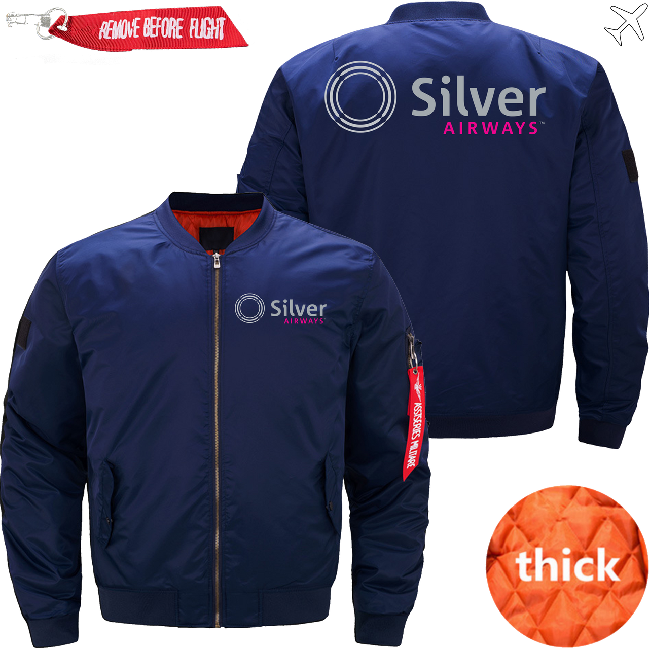 SILVER AIRLINE JACKET