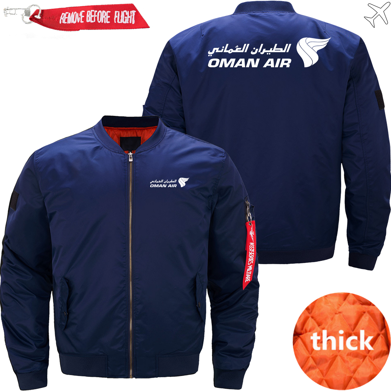 OMAN AIRLINES MA1 JACKET THE AV8R