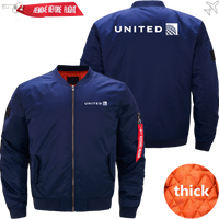 Thumbnail for UNITED AIRLINES MA1 JACKET THE AV8R