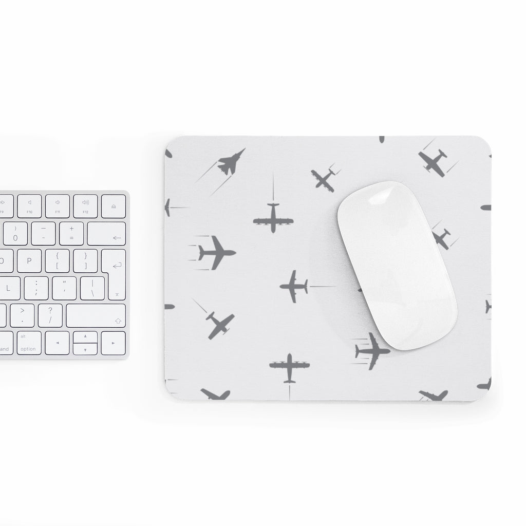 AIRPLANES WHITE  -  MOUSE PAD Printify