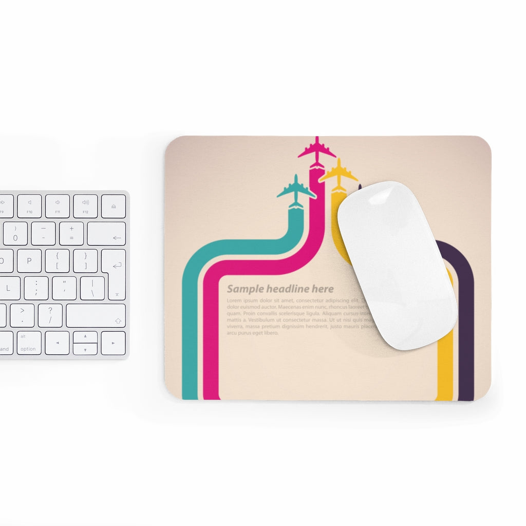 AIRCRAFT HEARTBEAT -  MOUSE PAD Printify