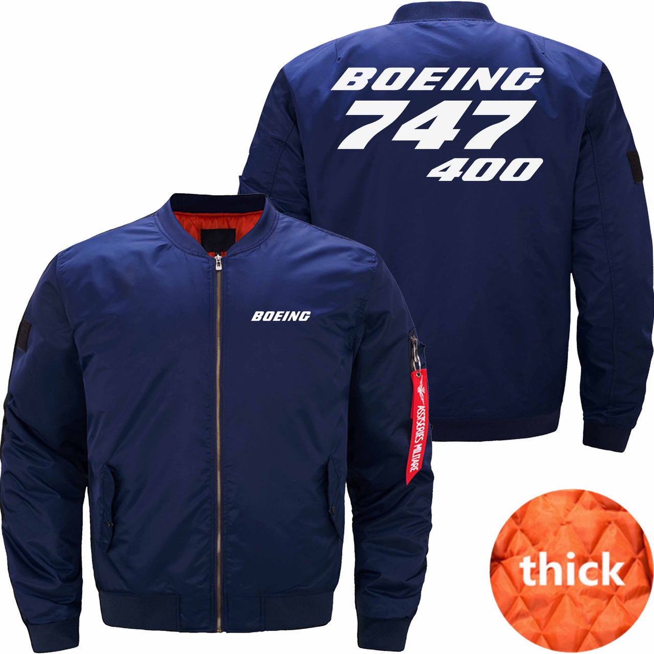 Boeing 747 400 Ma-1 Bomber Jacket Flight Jacket Aviator Jacket THE AV8R