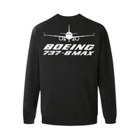 Thumbnail for BOEING 737 Men's Oversized Fleece Crew Sweatshirt e-joyer