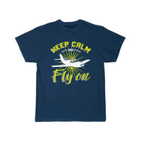 Thumbnail for keep calm and fly on pilo T-SHIRT THE AV8R