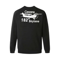 Thumbnail for CESSNA - 182 Men's Oversized Fleece Crew Sweatshirt e-joyer