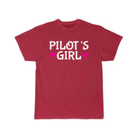 Thumbnail for Pilot's Girl Cute Pilot Wife Girlfriend T-shirt T-SHIRT THE AV8R