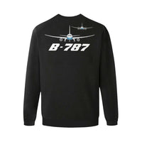 Thumbnail for BOEING 787 Men's Oversized Fleece Crew Sweatshirt e-joyer