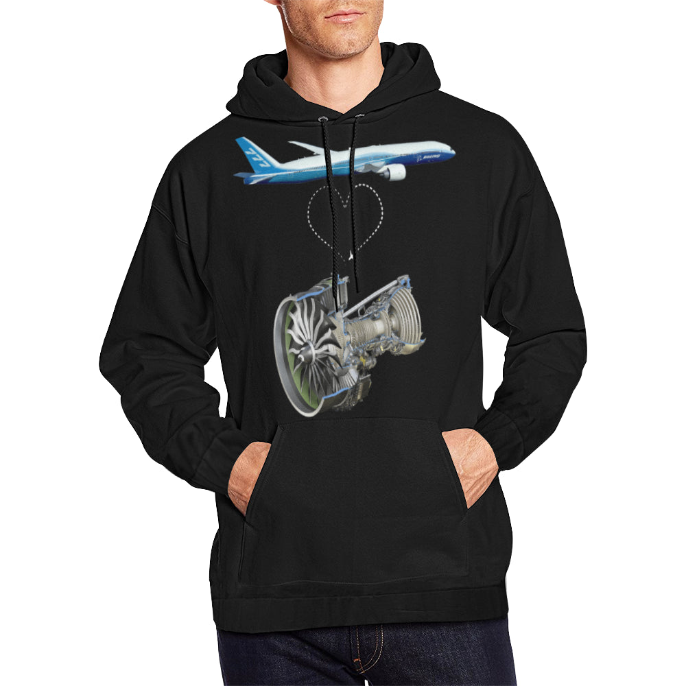 BOEING 777 All Over Print Hoodie jacket e-joyer