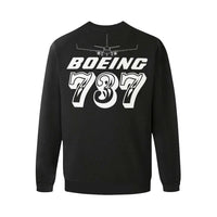 Thumbnail for BOEING 737 Men's Oversized Fleece Crew Sweatshirt e-joyer