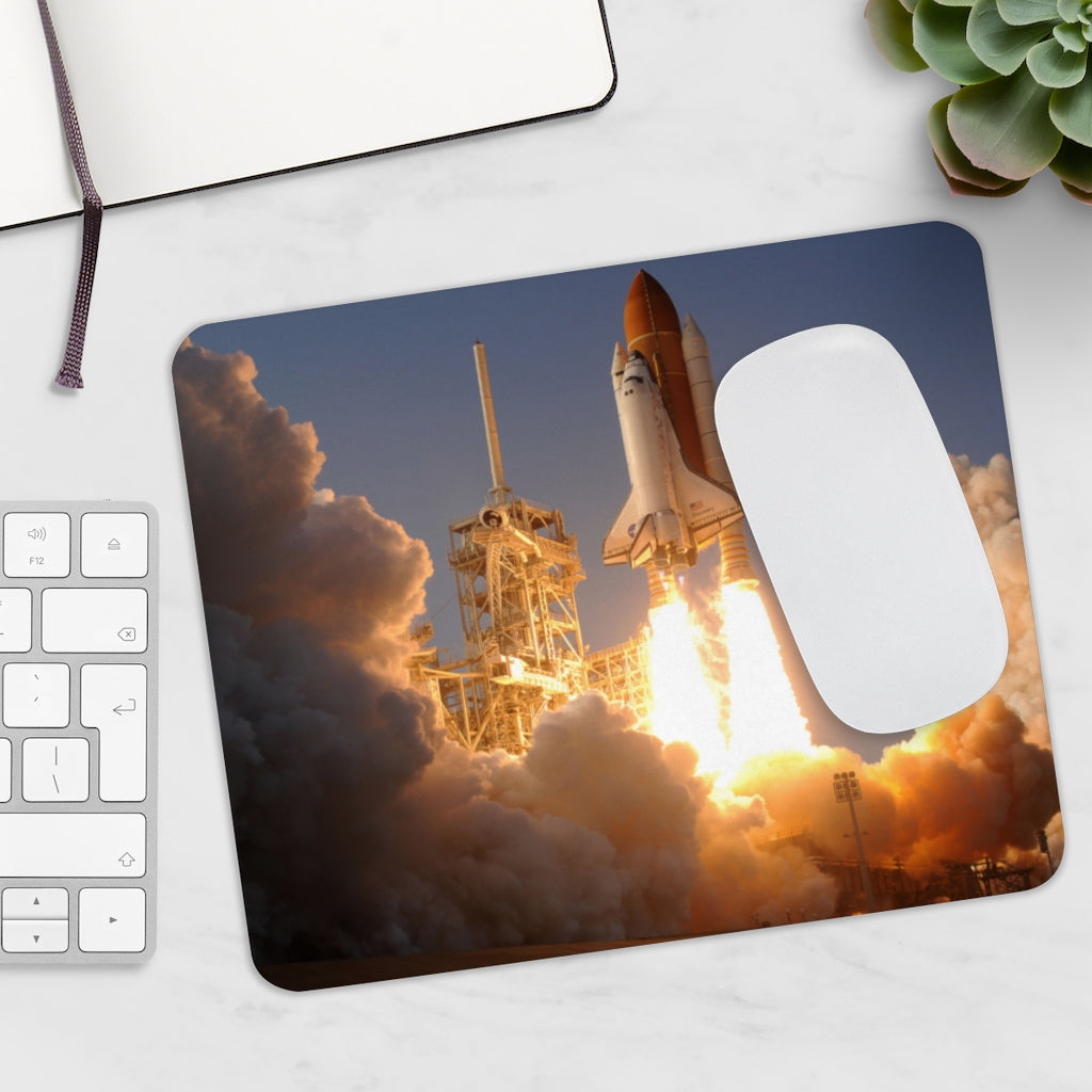 AIRCRAFT ROCKET  -  MOUSE PAD Printify