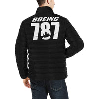 Thumbnail for BOEING 787 Men's Stand Collar Padded Jacket e-joyer