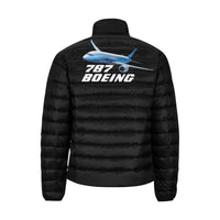 Thumbnail for BOEING - 787 Men's Stand Collar Padded Jacket e-joyer