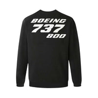 Thumbnail for BOEING 737 Men's Oversized Fleece Crew Sweatshirt e-joyer