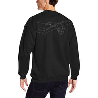 Thumbnail for BOEING 747 Men's Oversized Fleece Crew Sweatshirt e-joyer