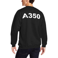 Thumbnail for AIRBUS 350 Men's Oversized Fleece Crew Sweatshirt e-joyer