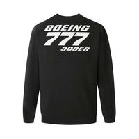 Thumbnail for BOEING 777 Men's Oversized Fleece Crew Sweatshirt e-joyer