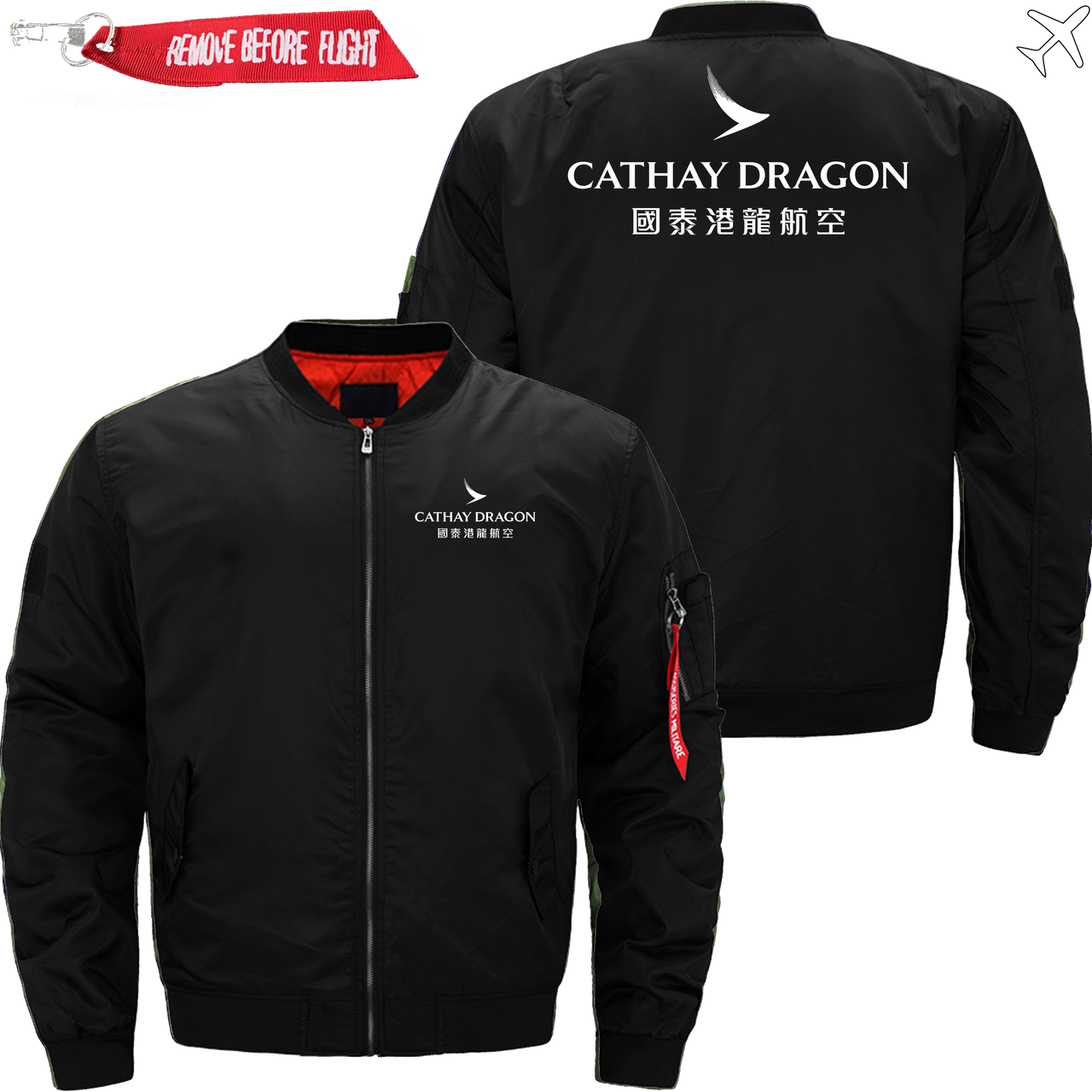 CATHAY DRAGON  AIRLINES MA1 JACKET THE AV8R