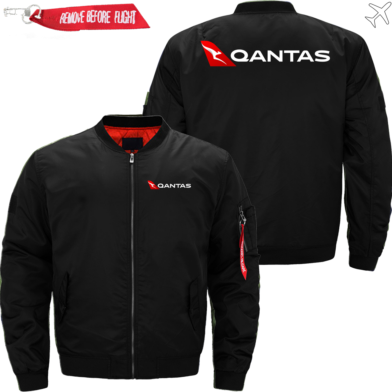 QANTAS AIRLINES MA1 JACKET THE AV8R