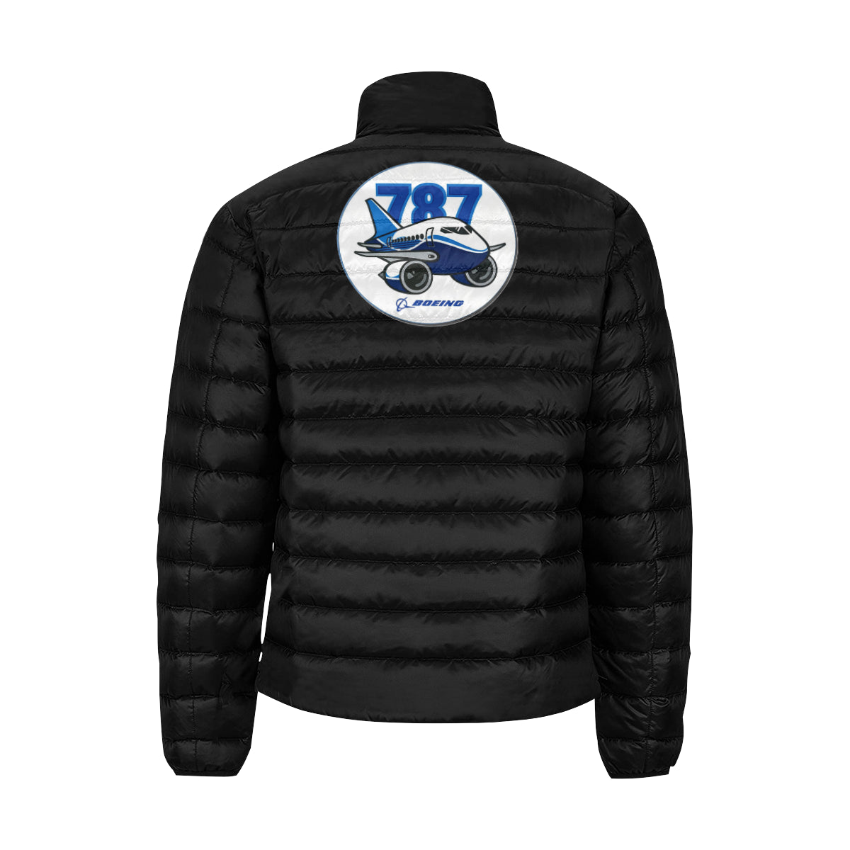 BOEING - 787 Men's Stand Collar Padded Jacket e-joyer