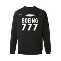 Thumbnail for BOEING 777 Men's Oversized Fleece Crew Sweatshirt e-joyer