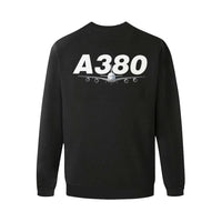 Thumbnail for AIRBUS 380 Men's Oversized Fleece Crew Sweatshirt e-joyer