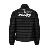 Thumbnail for BOEING C-17 Men's Stand Collar Padded Jacket e-joyer