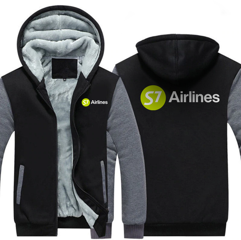 S7 AIRLINES JACKEN FLEECE-SWEATSHIRT