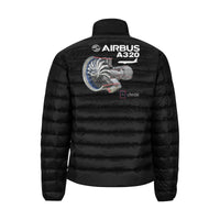 Thumbnail for Airbus A320 Men's Stand Collar Padded Jacket e-joyer