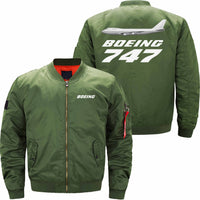 Thumbnail for Boeing 747 Ma-1 Bomber Jacket Flight Jacket Aviator Jacket THE AV8R