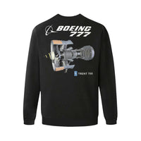 Thumbnail for BOEING 777 Men's Oversized Fleece Crew Sweatshirt e-joyer