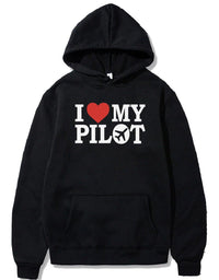 Thumbnail for I LOVE MY PILOT DESIGNED PULLOVER THE AV8R