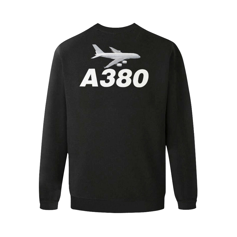 AIRBUS 380 Men's Oversized Fleece Crew Sweatshirt e-joyer