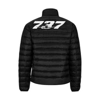 Thumbnail for BOEING 737 Men's Stand Collar Padded Jacket e-joyer