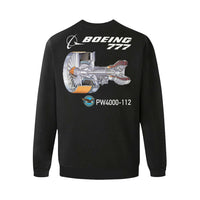 Thumbnail for BOEING 777 Men's Oversized Fleece Crew Sweatshirt e-joyer