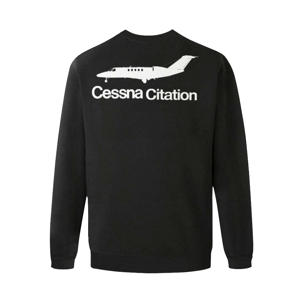 CESSNA - 565 Men's Oversized Fleece Crew Sweatshirt e-joyer