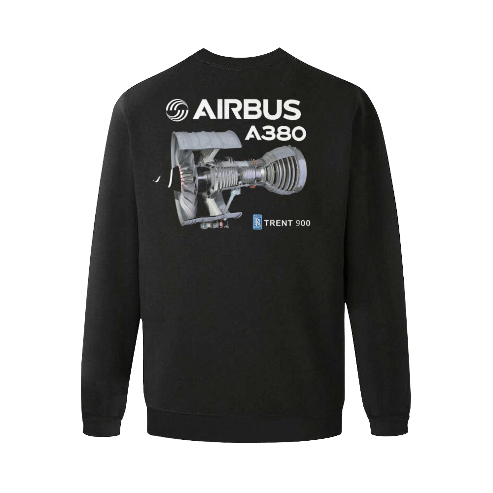 AIRBUS 380 Men's Oversized Fleece Crew Sweatshirt e-joyer