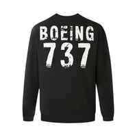 Thumbnail for BOEING 737 Men's Oversized Fleece Crew Sweatshirt e-joyer