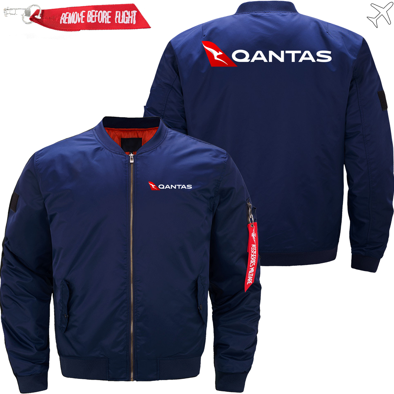 QANTAS AIRLINES MA1 JACKET THE AV8R