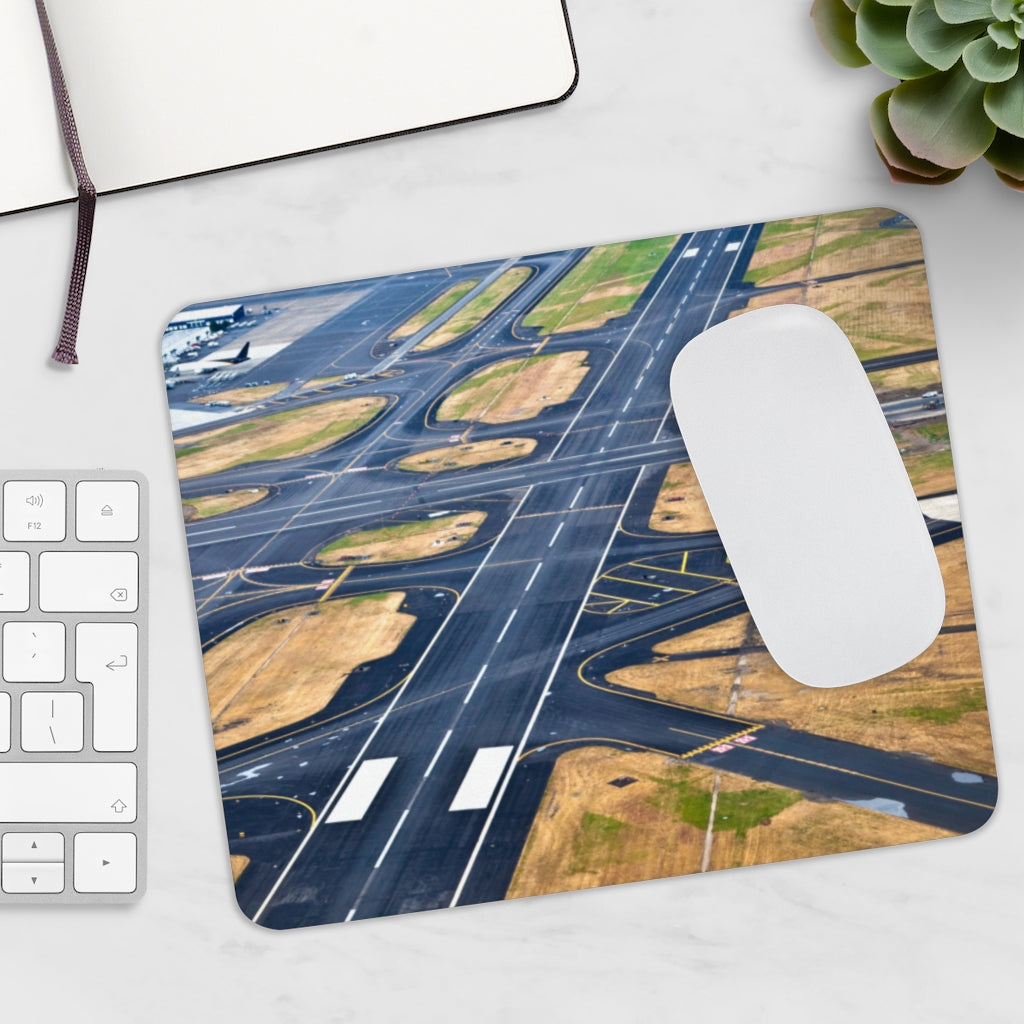 AIRCRAFT ROAD -  MOUSE PAD Printify