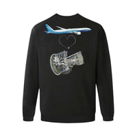 Thumbnail for BOEING 777 Men's Oversized Fleece Crew Sweatshirt e-joyer